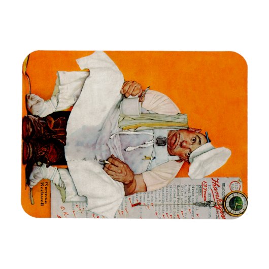 Thanksgiving dag vervagen magneet (Horizontaal)