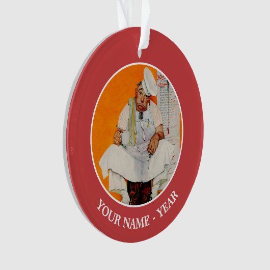 Thanksgiving dag vervagen ornament (voorkant)