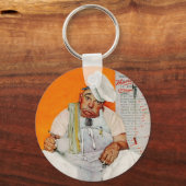 Thanksgiving dag vervagen sleutelhanger (Voorkant)