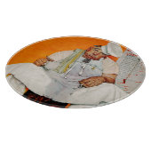 Thanksgiving dag vervagen snijplank (Hoek)