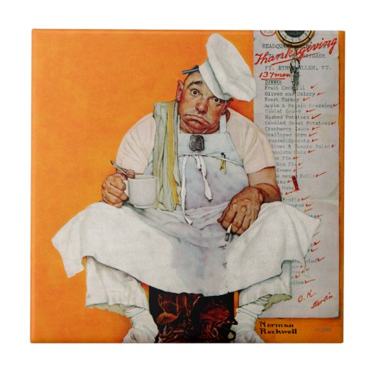 Thanksgiving dag vervagen tegeltje (Voorkant)