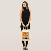 Thanksgiving dag vervagen tote bag (Voorkant (model))