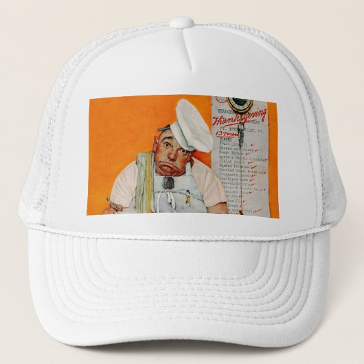 Thanksgiving dag vervagen trucker pet (Voorkant)