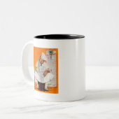 Thanksgiving dag vervagen tweekleurige koffiemok (Voorkant links)