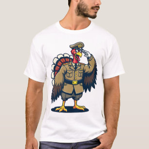 Thanksgiving Dag Veteraan Turkije  Thanksgiving T-shirt