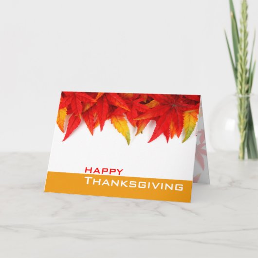Thanksgiving-dagkaart Feestdagen Kaart (Voorkant)
