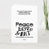 Thanksgiving-dagkaart Feestdagen Kaart (Achterkant)