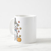 Thanksgiving Dalmatische Schattigee Herfst Herfst  Koffiemok (Voorkant links)