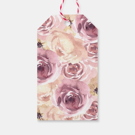 Thanksgiving Dank u Pompoen Roze Glitter Cadeaulabel (Achterkant)