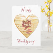 Thanksgiving dankbaar dankjewel zegd kaart (Gele Bloem)