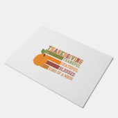 Thanksgiving dankbaar Grateful Blessed Deurmat (Schuin)