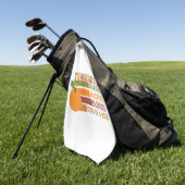 Thanksgiving dankbaar Grateful Blessed Golfhanddoek (Groen)