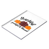 Thanksgiving dankbaar notitieboek (Linkerzijde)