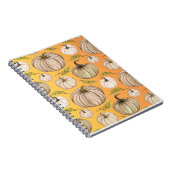 Thanksgiving dankbaar pompoen patch herfst pompoen notitieboek (Rechterzijde)