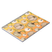 Thanksgiving dankbaar pompoen patch herfst pompoen notitieboek (Linkerzijde)