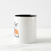 Thanksgiving dankbaar tweekleurige koffiemok (Center)