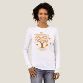 Thanksgiving Dankbaarheid Bella+Canvas T-shirt (Voorkant)