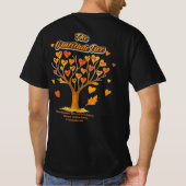 Thanksgiving Dankbaarheid Boom Mannen waarde T-Shi T-shirt (Achterkant)