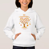 Thanksgiving Dankbaarheid Tree Kinder Pullover Hoo (Voorkant)