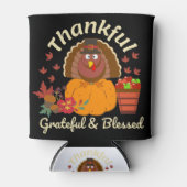 Thanksgiving dankbare grateful & Blessed Blikjeskoeler (Voorkant)