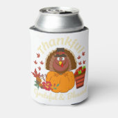 Thanksgiving dankbare grateful & Blessed Blikjeskoeler (Blikje Achterkant)