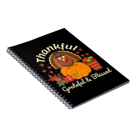 Thanksgiving dankbare grateful & Blessed Notitieboek (Rechterzijde)