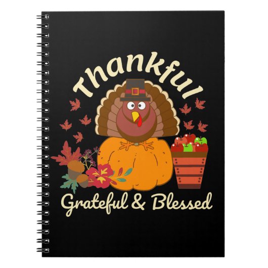Thanksgiving dankbare grateful & Blessed Notitieboek (Voorkant)