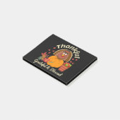 Thanksgiving dankbare grateful & Blessed Post-it® Notes (Schuin)