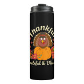 Thanksgiving dankbare grateful & Blessed Thermosbeker (Voorkant)