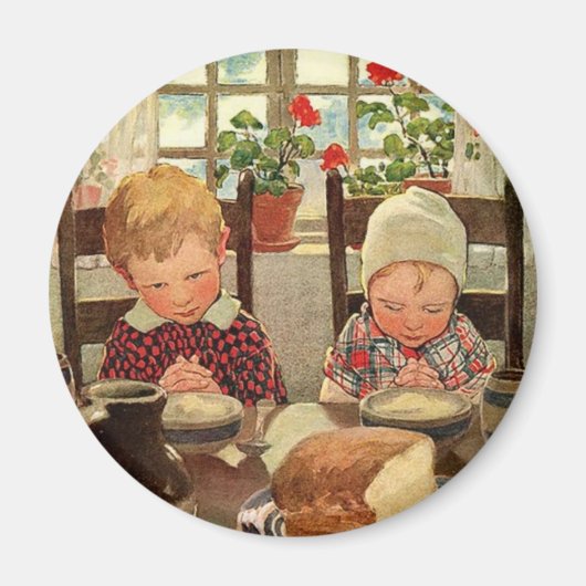  Thanksgiving, dankbare kinderen Magneet (Voorkant)