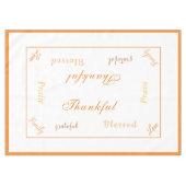Thanksgiving Dankbare Tafelkleed (Voorkant (Horizontaal))