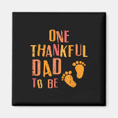 Thanksgiving Dankbare Vader Worden Zwangerschap Aa Magneet (Voorkant)