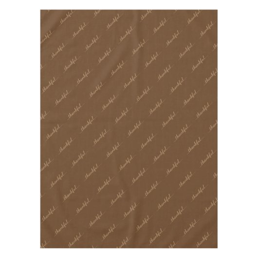 Thanksgiving Dankful cloth tablecloth Tafelkleed (Voorkant)