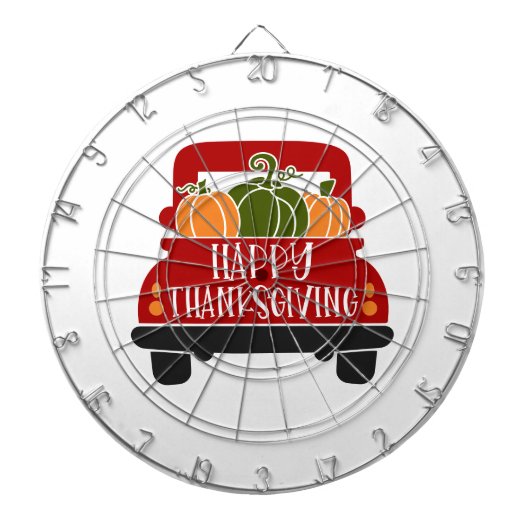 Thanksgiving Dartbord (Voorkant)