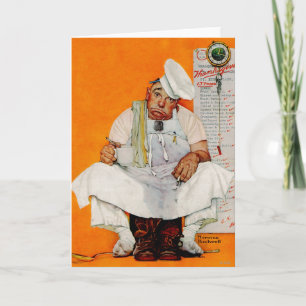 Thanksgiving Day Blues Feestdagen Kaart