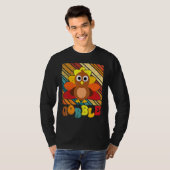 Thanksgiving Day Cute Turkey Gravy Groovy Gobble F T-shirt (Voorkant volledig)