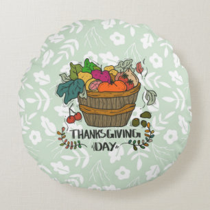  Thanksgiving Day Design Rond Kussen