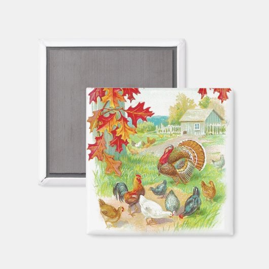 Thanksgiving Day Magnet (Voorkant / Achterkant)
