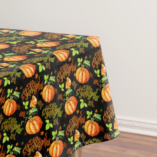 Thanksgiving Day Pumpkin & Leaf Tafelkleed (Voorbeeld)