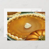 Thanksgiving Day Pumpkin Pie Briefkaart (Voorkant / Achterkant)