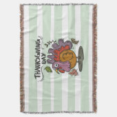 Thanksgiving Day- Turkey Deken (Voorkant Verticaal)