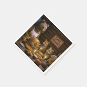 Thanksgiving Day Wildlife Turkey Dinner Servet (Hoek)