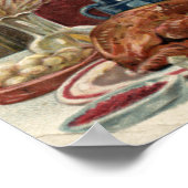 Thanksgiving DayPilgrim-inwendige scène Poster (Hoek)