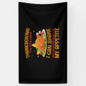 Thanksgiving De eenmaalmaaltijd Spandoek (Verticaal)