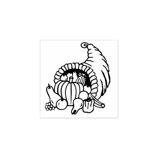 Thanksgiving Decor Custom Rubber Stamp Rubberstempel (Afrduk)