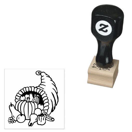 Thanksgiving Decor Custom Rubber Stamp Rubberstempel (Gestempeld)