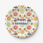 Thanksgiving Decor Fall Farmhouse  Papieren Bordje (Voorkant)