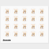Thanksgiving Decor Fall Farmhouse  Ronde Sticker (Vel)