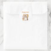 Thanksgiving Decor Fall Farmhouse  Ronde Sticker (Tas)