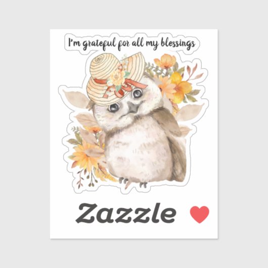 Thanksgiving Decor Fall Farmhouse Sticker (Vel)
